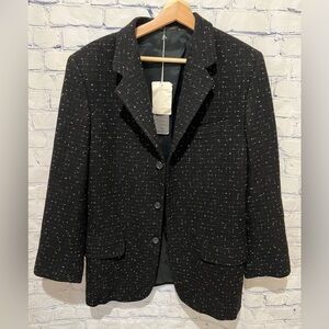 NWT Men’s DKNY black-and-white Three Button blazer size 38R
